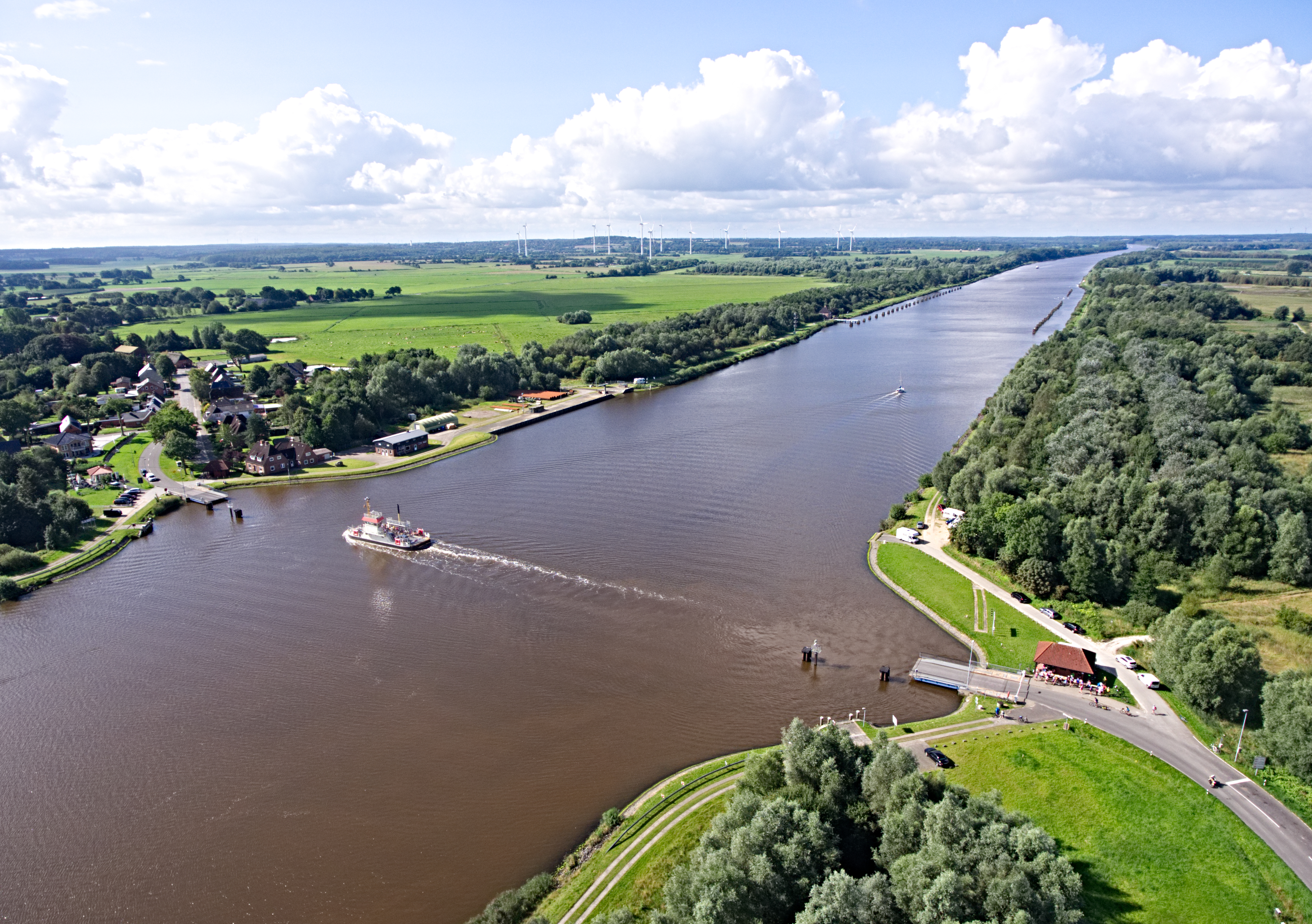 Kanalfähre in Oldenbüttel 