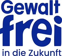 Abbildung Logo "Gewaltfrei in die Zukunft" Abbildung Logo und Link "Gewaltfrei in die Zukunft"