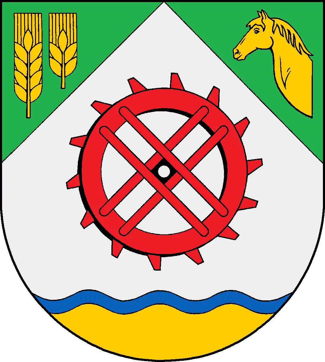 Wappen: Die Verwendung des Wappens durch Dritte ist in der Hauptsatzung geregelt!