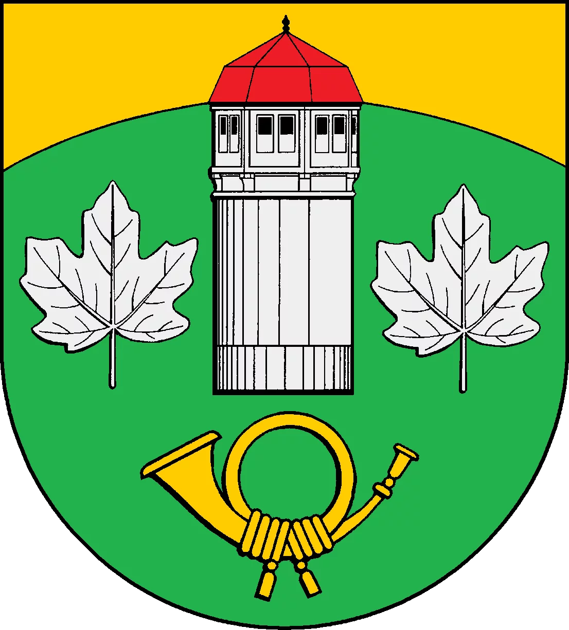Wappen: Die Verwendung des Wappens durch Dritte ist in der Hauptsatzung geregelt!
