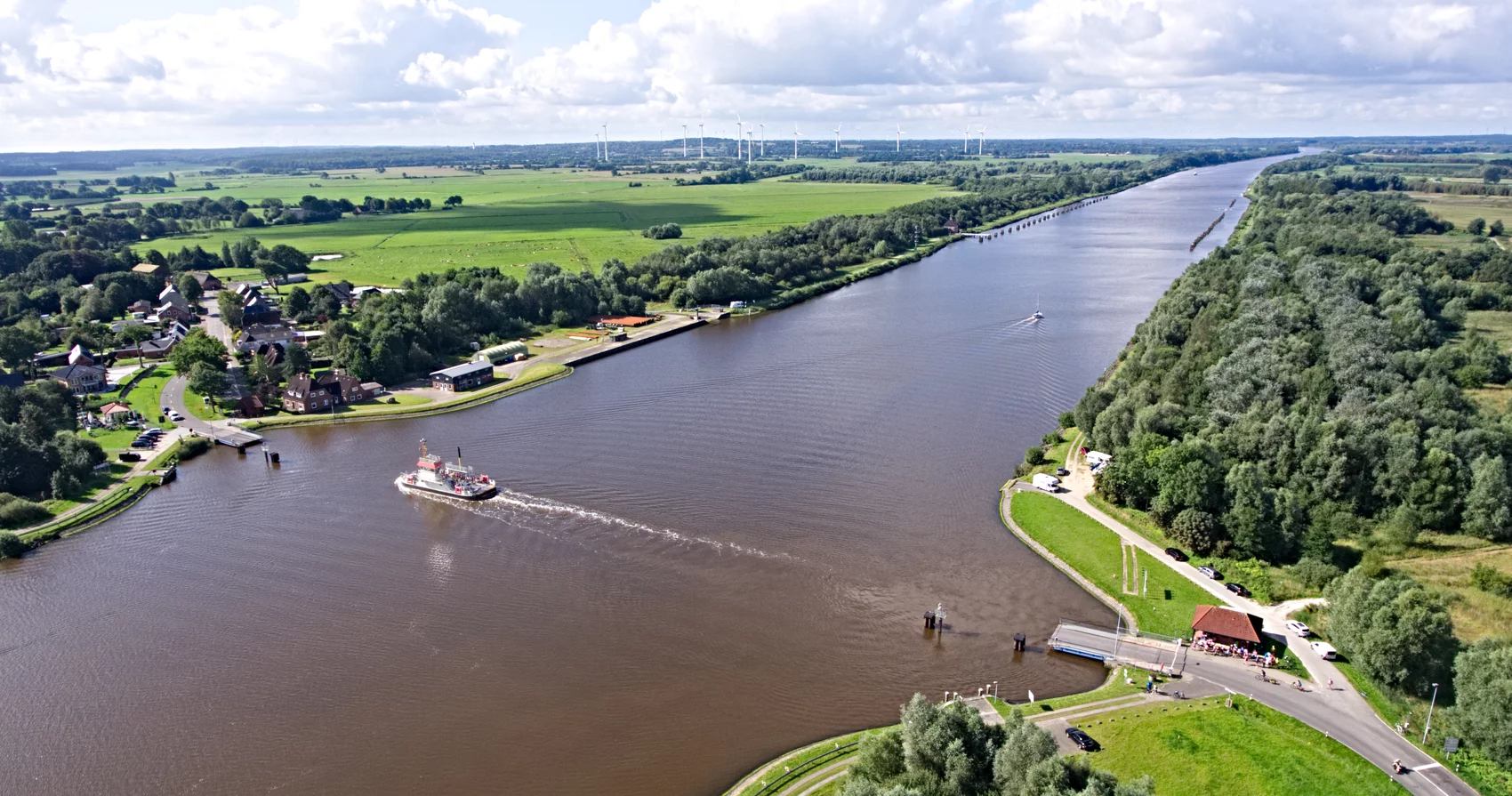Kanalfähre in Oldenbüttel 