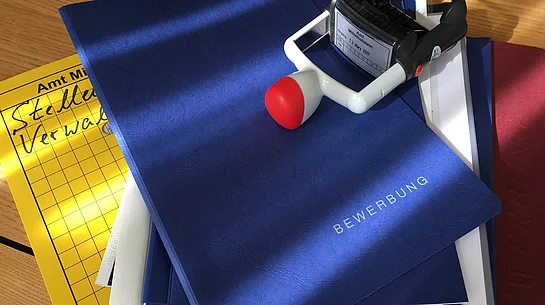 Foto Bewerbungsunterlagen